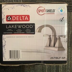 Delta Lakewood Brushed Nickel Bathroom Faucet